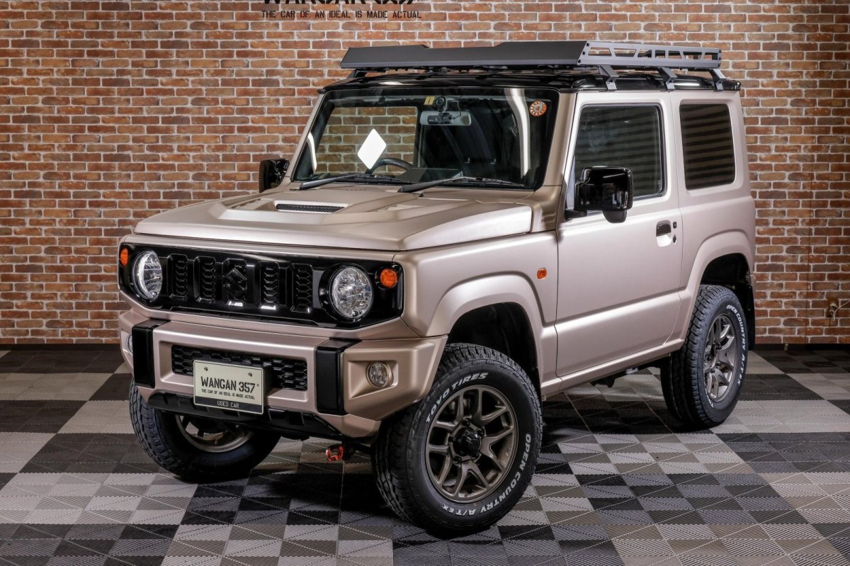 画像1: スズキ ジムニー660 XL 4WD　リフトアップ　16インチタイヤホイール （トラバーチンベージュ） (1)