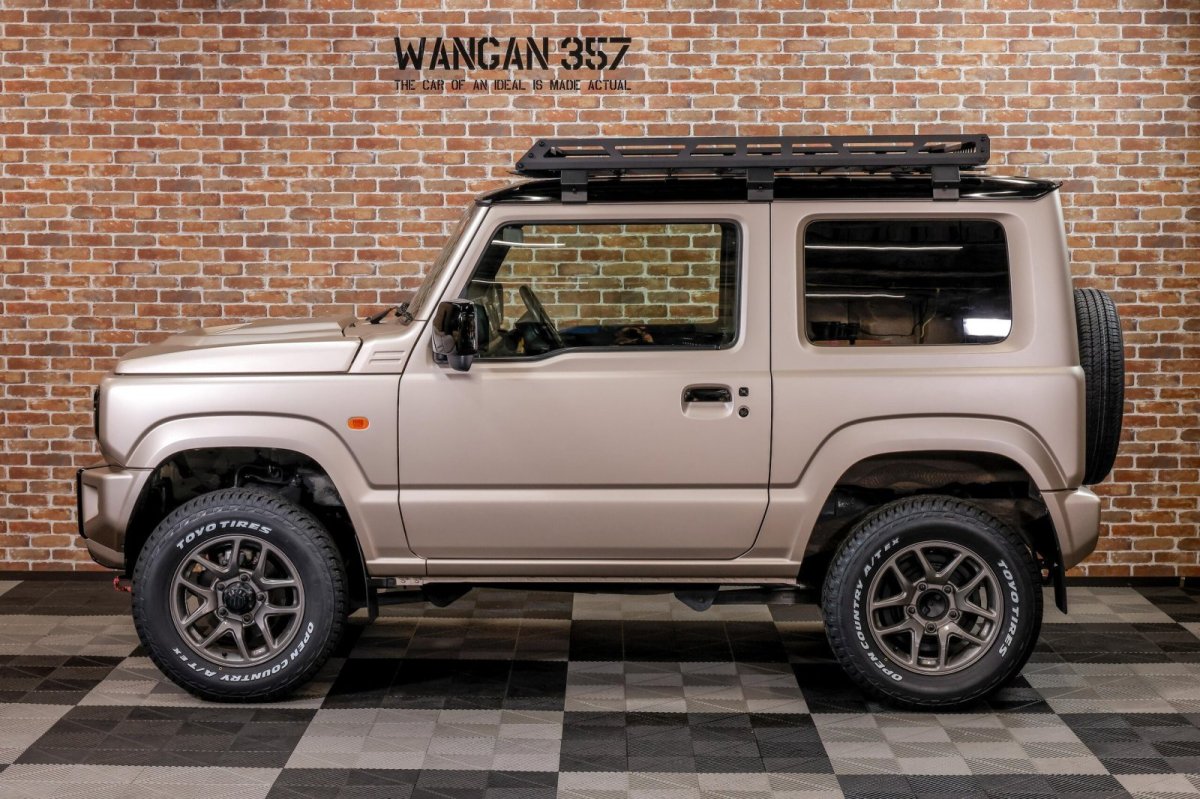 画像8: スズキ ジムニー660 XL 4WD リフトアップ 16インチタイヤホイール (トラバーチンベージュ) (8)