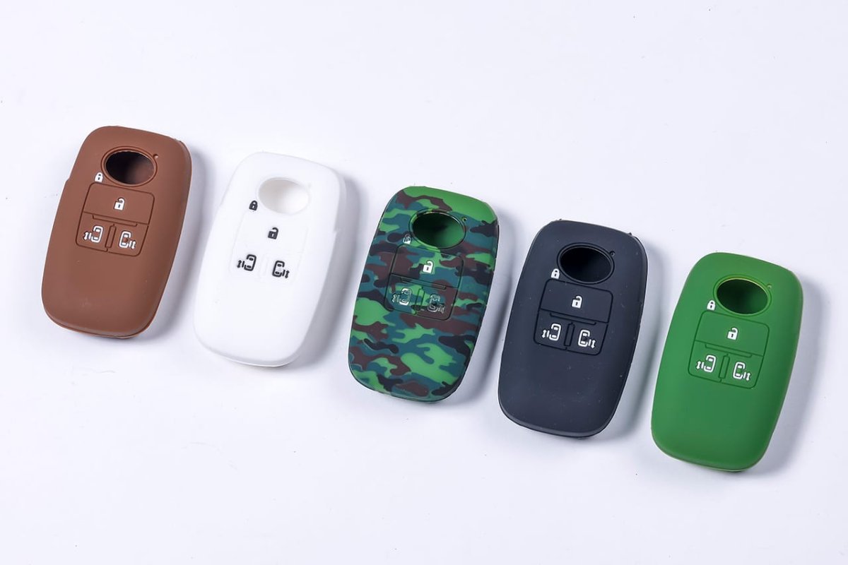 画像3: ダイハツ専用　シリコン　スマートキーカバー　両側電動ドア用　アトレー　ハイゼット　デッキバン　5色 (3)