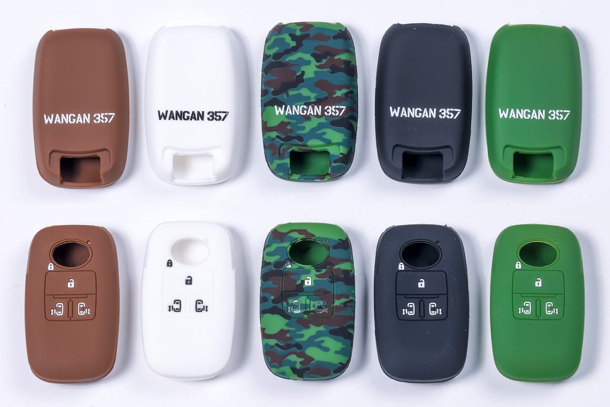 画像2: ダイハツ専用　シリコン　スマートキーカバー　両側電動ドア用　アトレー　ハイゼット　デッキバン　5色 (2)