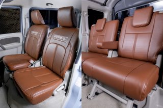 DA64W パネル　アームレスト　デッキカバー　セット　ユーカリ　木目　ベージュ everyparts_pu-sk2212x4-3p-da17w