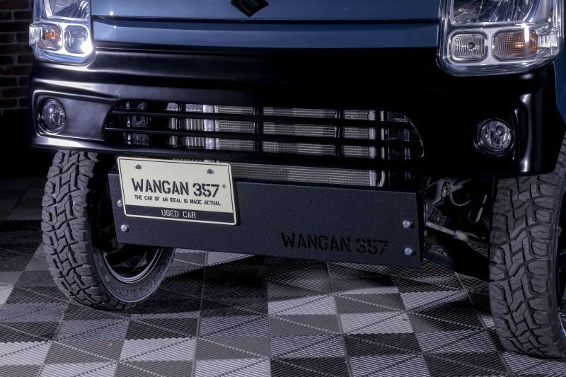 スキッドバンパー スチール製 ラプター塗装仕上げ品 - WANGAN357