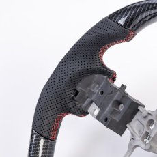 画像8: ガングリップ D型 Dシェイプ ステアリング カーボン調 センターマーク付き (8)