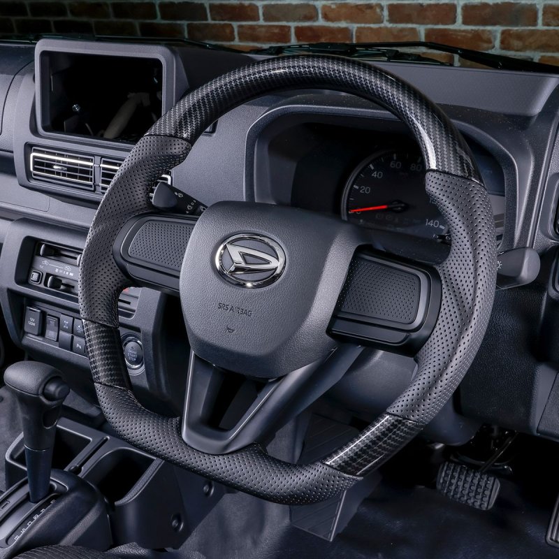 WANGAN357 ガングリップ D型 Dシェイプ ステアリング カーボン S700W