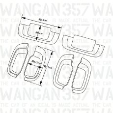画像6: ドアノブアンダープロテクター 6Pセット (6)