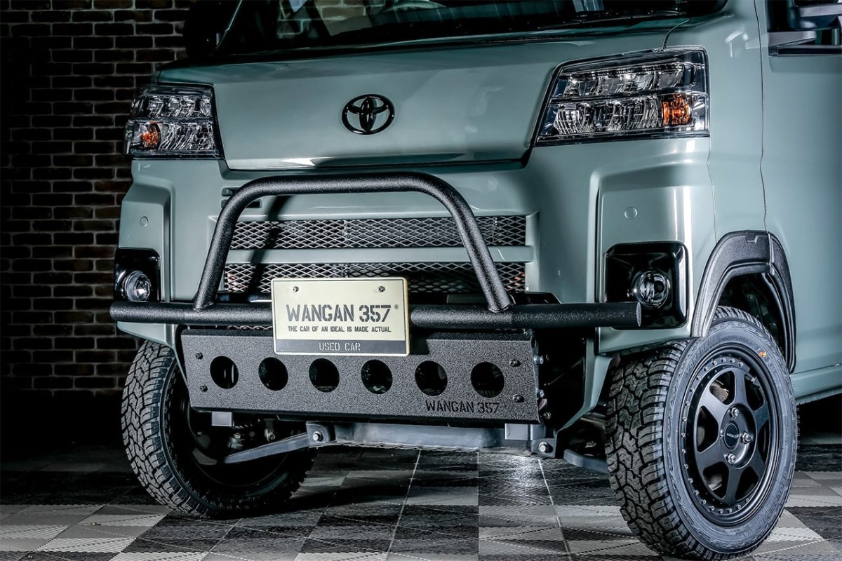 画像1: フロントグリルガード TYPEII ラプター塗装 (1)