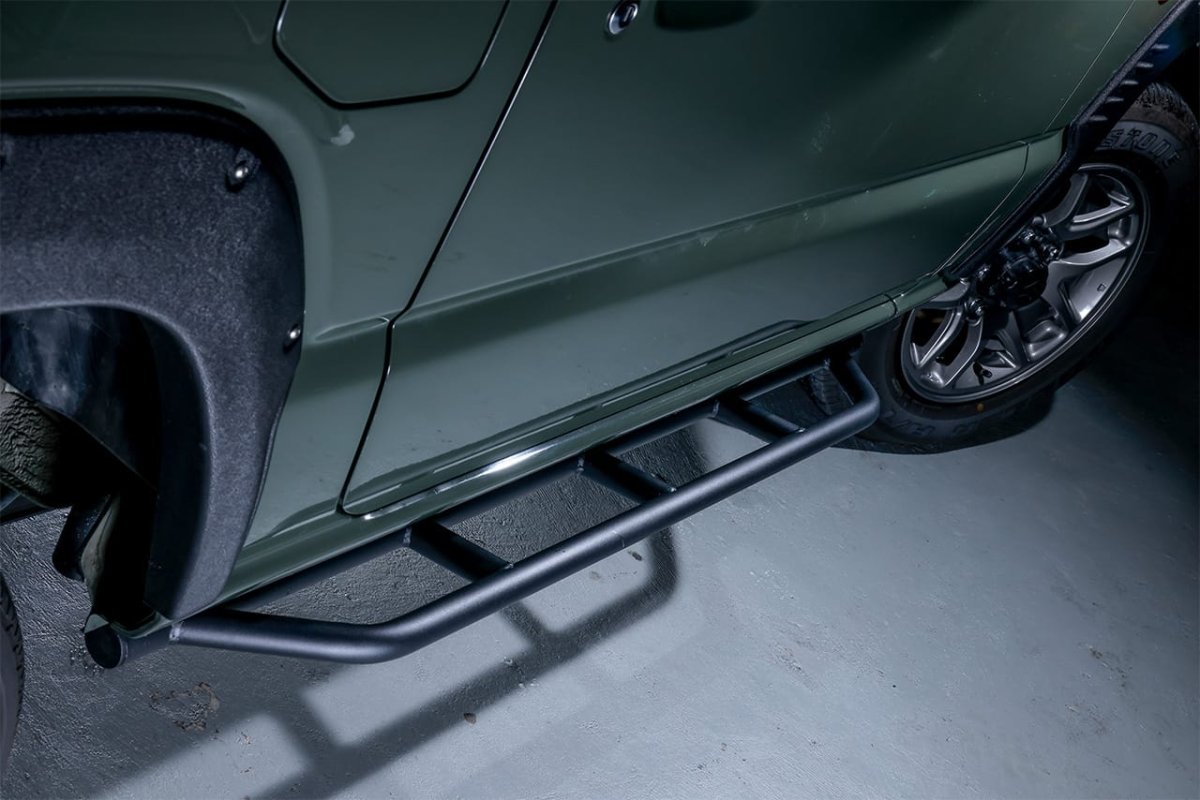 画像1: サイドガードバー　サイドステップバー　ブラック (1)