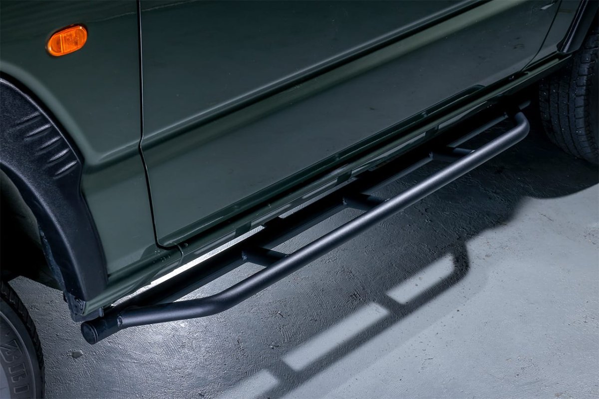 画像4: サイドガードバー サイドステップバー ブラック (4)