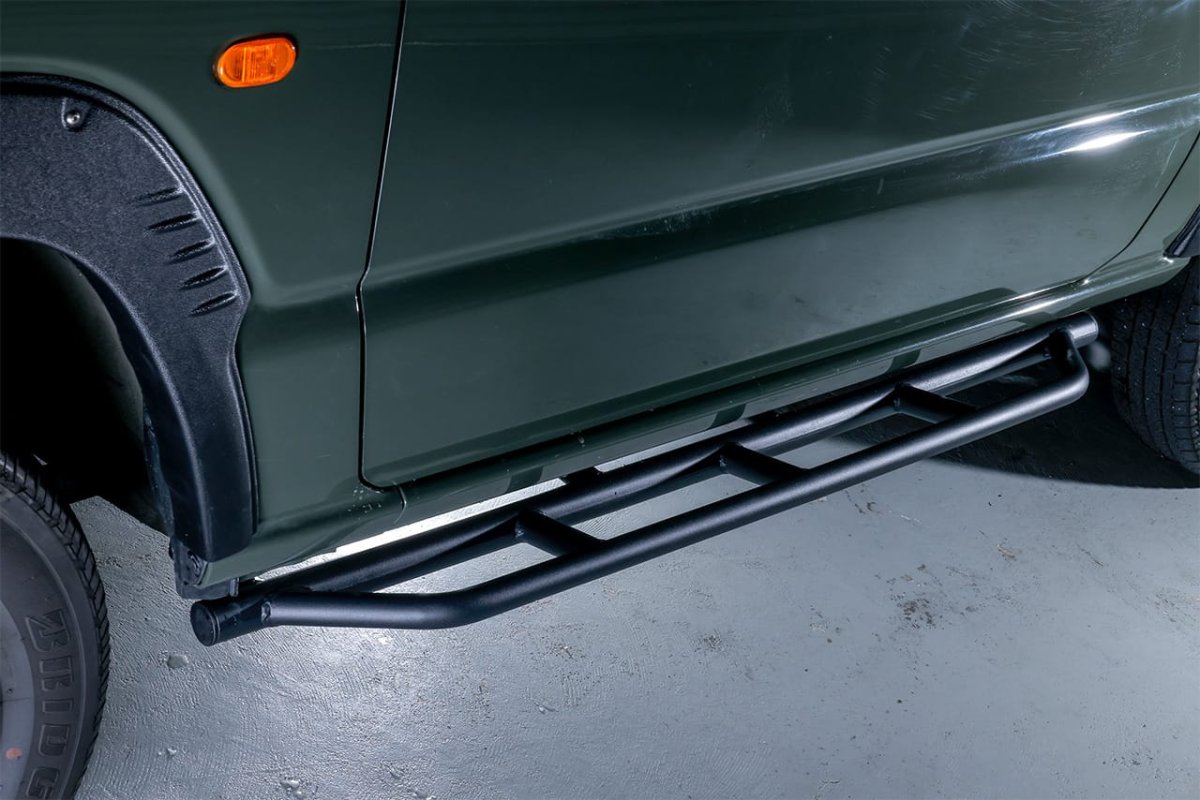 画像6: サイドガードバー サイドステップバー ブラック (6)