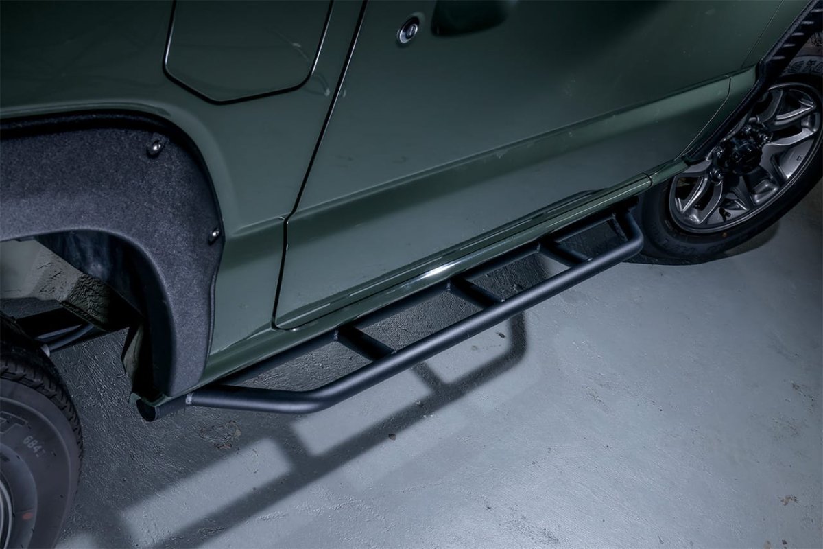画像7: サイドガードバー サイドステップバー ブラック (7)