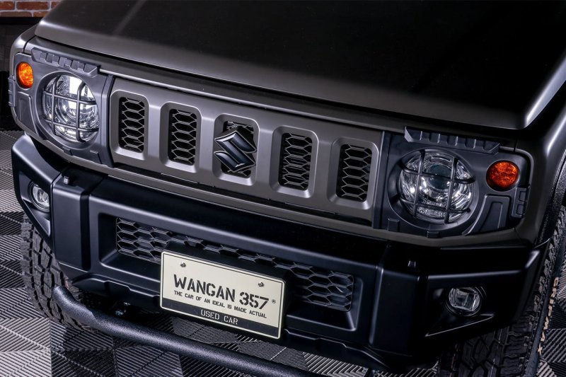 JB64W JB74W ジムニー シエラ ヘッドライトガード カバー 左右セット