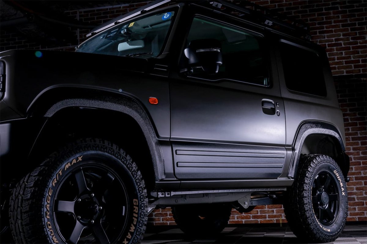 画像8: JB64W　JB74W　ジムニー　シエラ　サイドドアプロテクター　サイドアンダーガーニッシュ　カスタム　左右セット (8)