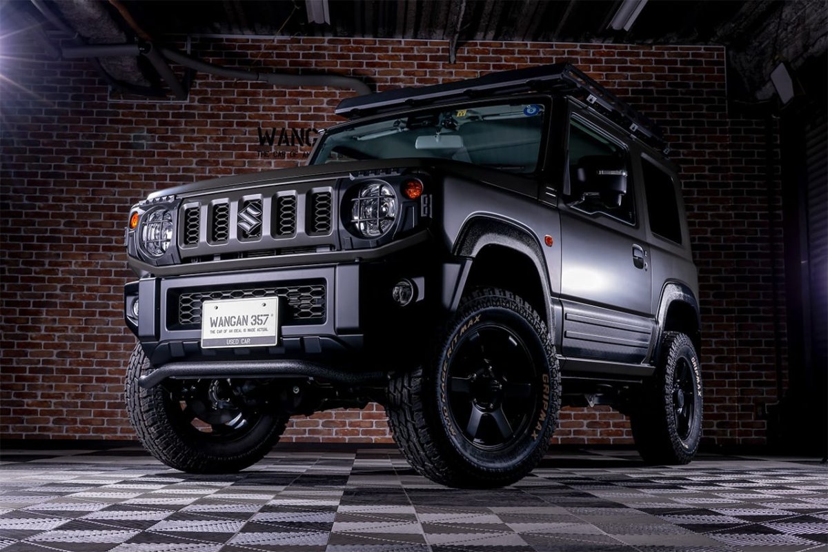 画像1: JB64W　ジムニー　オーバーフェンダー　ワイドフェンダー　ABS素材　ブラック　一台分セット (1)