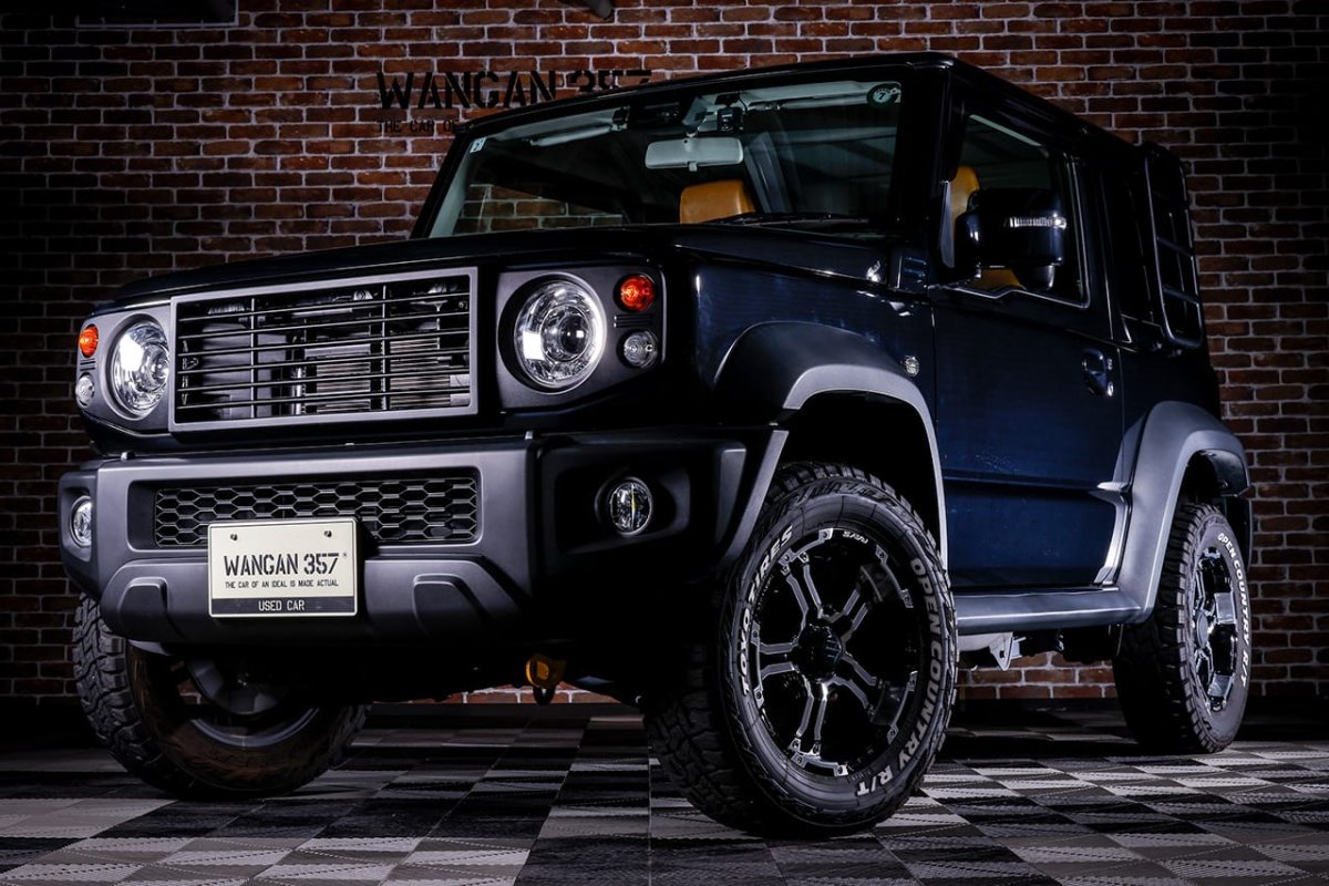 画像2: JB64W　JB74W　ジムニー　シエラ　フロントグリル　ディフェンダースタイル　レトロ (2)