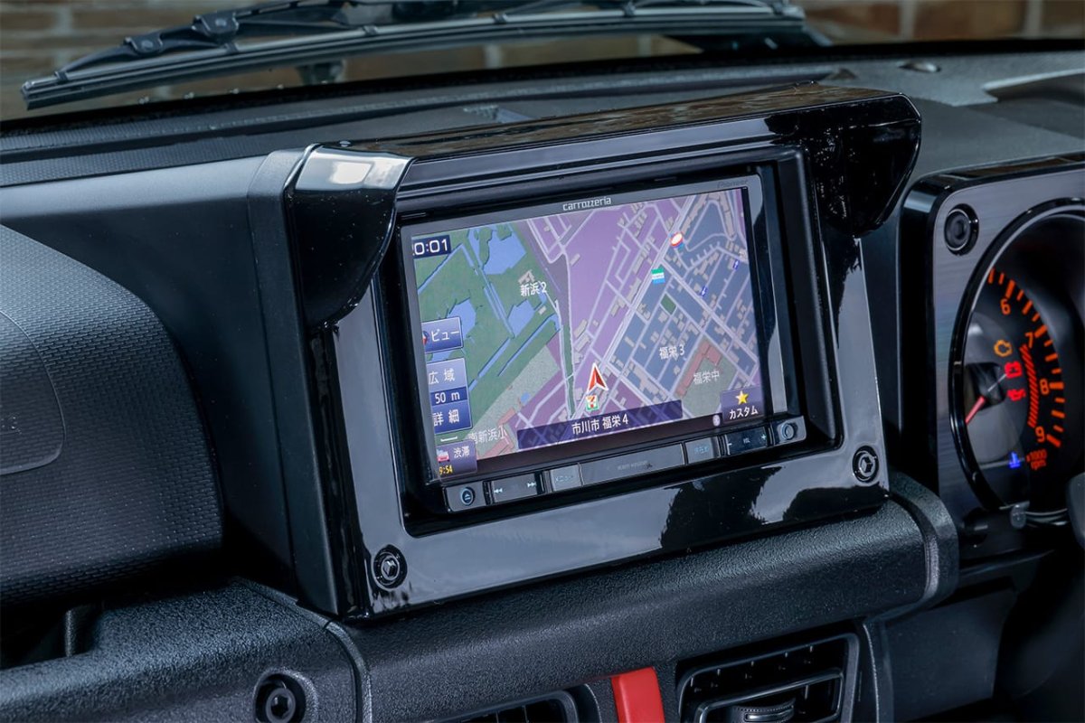 画像2: JB64W　JB74W　ジムニー　シエラ　ナビバイザー　7インチ用 (2)