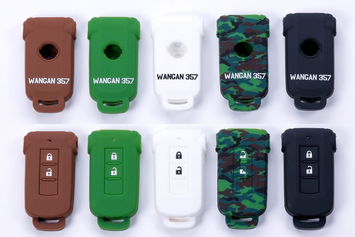 画像1: 三菱専用　シリコン　スマートキーカバー　デリカD5　アウトランダー　エクリプス　5色 (1)
